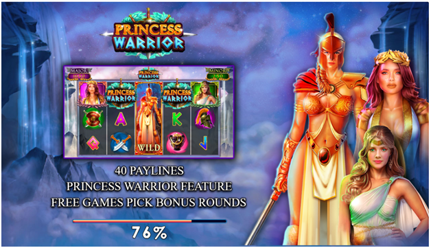 How to play Princess Warrior slot game